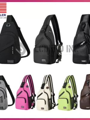 Men Women Sling Bag Chest Fanny Packs Cross Body Travel Sports Shoulder Backpack