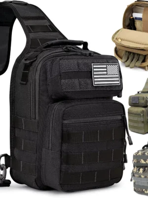 Tactical Sling Bag Pack Military Rover Shoulder Backpack Molle Assault Range Bag