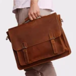 Premium buffalo Leather bag | Computer Buffalo Hunter Leather Laptop Bag