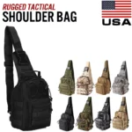 Outdoor Tactical Sling Bag Military MOLLE Crossbody Pack Chest Shoulder Backpack
