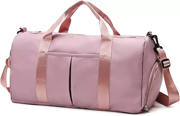 US Sports Gym Travel Duffel Bag Wet Pocket Shoes Compartment Swim Yoga Training